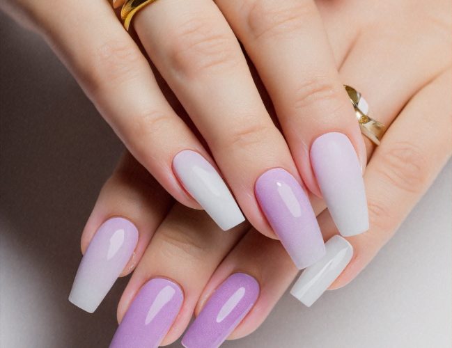 Studio,Shot,Photo,Of,Nail,Salon,Nail,Extensions,Close,Up